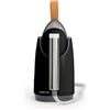 CREATE/IRON DUAL PRO/Ferro da stiro a vapore orizzontale e verticale 800 ml nero/Design 2 in 1, 4 modalità di stiratura, colpo di vapore e stiratura a secco, piastra antiaderente, 1630W