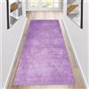 Siunwdiy Tappeto Da Cucina Lilla 1 Metri Moderno Passatoia Cucina Antiscivolo Lavabile,Tappeto Cucina Antiscivolo Tinta Unita Tappeto Corridoio Per Cucina,Camera Da Letto,Soggiorno,Light purple,40x100cm