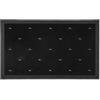 Astra Zerbino in gomma Tappetino antisporco resistente alle intemperie - tappetino in gomma antiscivolo Tappetino per porte da esterno - Border Pin zerbino 45x75 cm