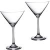 PLAFOPE Bicchiere da Cocktail in Vetro 2 Pezzi 200ml per Whisky