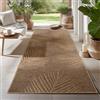 Carpetsale24 Tappeto per Interni ed Esterni, robusto, resistente alle intemperie e facile da pulire, con effetto juta naturale, ideale per soggiorno, cucina, terrazza, giardino e balcone, 80x250 cm