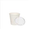 VIRSUS 200 Bicchieri in cartoncino per Caffe 80ml di Colore Bianco Bicchierini biodegradabili in carta per caffè e bevande calde + 200 Coperchi Trasparenti Riciclabili