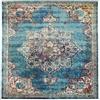 RugVista Balmoral, Tappeto, Moderni, 200 x cm, Quadrata, Pelo medio, Soggiorno, Sala da pranzo, Camera letto, Cucina, Lavabile solo a secco, Scuro Teal