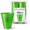 ecodrinks Bicchieri Caffe 166ml per Distributori Automatici - Resistenti e Anti-scottatura - Adatti a Acqua, Cappuccino, Tè e Cioccolata - Ideali Per Aziende, Sale Pausa ed Eventi (Verde, 3000 pz)