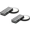 vhbw 4x filtro compatibile con Rowenta X-trem Power Cyclonic Animal RO7262EA, RO7260 aspirapolvere - filtro aria di scarico EPA, filtro pre-motore
