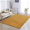 Arreditaly Tappeto Shaggy A Pelo Lungo Antiscivolo Moderno Per Salotto Camera Soggiorno In Diversi Colori E Misure, Colore Intenso e Brillante (140 x 200 Cm, Giallo)