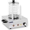 Royal Catering Macchina Hot Dog Maker Cuoci Hot Dog con 2 Steli RCHW-350-2 (422 W, Temperatura fino a 97 °C, Vetro temperato, Acciaio inox, Alluminio, 500 ml)