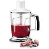Braun MQ40 Accessorio Frullatore e Tritaghiaccio con Base Antiscivolo e Lame in Acciaio Inox per Minipimer MQ3, MQ700, MQ5 con Sistema EasyClick, 1,25 l, Bianco