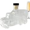 Generico Decantatori di alcol - decanter bourbon, bottiglia di whisky mezzo camion | 375 ml Porta di champagne unica, distributore di liquori in decorativo con tappo per la celebrazione del bar da cucina