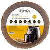 IGENIO Cestelli per friggitrice ad aria in carta siliconata avana, 15pz - iGenio (Ø 23 cm (art.954))