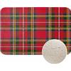 Lungtao Tappetino per Bagno a Griglia Tartan in Mesh a Righe Lattice Classico Rettangolare Moderno Lineare Ornamentale per Doccia Tappeto Antiscivolo con Retro in Gomma per Pavimento del Bagno per Vasca da