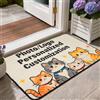 Leesentec Zerbino Personalizzato con Foto, Logo e Nome, Zerbino Ingresso Esterno Lavabile in Lavatrice Antiscivolo, Tappeto Personalizzato Regali per Casa Nuova (50 x 75 cm)
