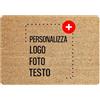 Colorfamily Zerbino Personalizzato Ingresso Casa e Ufficio 60x40 cm - Tappeto Antiscivolo Personalizzabile con Foto, Testo o Logo Aziendale - Tappetino Entrata Interno ed Esterno, Idea Regalo