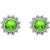 Generico Amethyst Gemstone Stud Earrings, Handmade 925 Sterling Silver Stud Earrings for Women and Girls, Round Stone Stud Earrings, Gift Jewelry for her (Tiger's Eye)