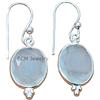 BCM Jewelry Orecchini in argento sterling 925 per le donne, orecchini regalo da damigella d'onore, calcedonio d'acqua, orecchini di pietre preziose, regalo di Natale per lei