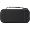 Gucagle Custodia da trasporto per 2 Borsa protettiva da viaggio protettiva in pelle PU premium con tasca in rete 10 slot per schede di gioco per console 2 (Nera)