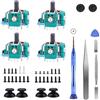 AARONMEI Parti di ricambio per joystick controller PS5, parti del modulo joystick 3D, compatibili con set da 41 pezzi per controller PS5, 4 joystick, levette. (P5-08)