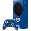 Head Case Designs Licenza Ufficiale Inter Milan Logo Distintivo Pacchetto Console Da Gioco Wrap E Pelle Per Controller Compatibile con Xbox Series S Console & Controller Bundle