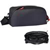 Generic Custodia per console di gioco per ROG Ally/per Steam deck/per Switch, borsa di stoccaggio di grande capacità, custodia a tracolla protettiva, custodia per console e accessori