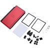 KIMISS Parti di Riparazione Complete, Kit di Sostituzione Ds Lite Custodia Ds per Custodia Shell (blu) (Rosso)