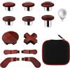 VANPARK Accessori per controller Xbox One Elite Series 2 (modello 1797), levette in metallo, joystick, kit di ricambio compatibili con controller wireless Xbox Elite serie 2 core (rosso scuro)