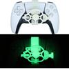 Generico Mini 3D stampa volante per PS5 e PS5 slim gioco controller accessori ausiliari di sostituzione (Verde luminoso)