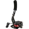 Haofy Gioco di Corse Progressivo con Freno a Mano USB PC a 64 Bit per Appassionati di Corse Sim Lega di Alluminio Acciaio Dolce (BLACK)