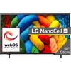 Lg Smart TV 50" Display NanoCell 4K UHD Sistema WebOs Classe F Nero 50NANO80A3B