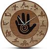 OTKU 30cm Orologio da Parete Moderno Massaggio Fisioterapia Stampa Orologio da parete Massaggio Persone Relax Cura del corpo Spa Salone Terapeuta Ufficio Business Sign Terapeuta Regalo