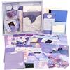 Draupnir 351 Pezzi Aesthetic Scrapbook Accessory Set, Bullet Junk Journal Set con Accessori per Scrapbook Journaling, Quaderno a Griglia A6, Regalo fai da te per Ragazzi e Bambini - Chiaro di Luna