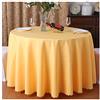 CIEEIN CIEHT Poliestere Tovaglia Rotonda Diametro 160cm-320cm Hotel Ristoranti Eventi Matrimonio Feste Copritavolo Resistente giallo diametro 180 cm