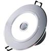 Midae Faretto a LED da incasso con sensore di movimento a infrarossi, faretto da soffitto da incasso, lampada da parete per lavaggio a induzione, con controllo della luce rotonda, decorazione dell'isola