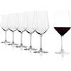 Stölzle Lausitz Bicchieri da Vino Bordeaux Revolution Set di 6, 650 ml - Calici di Alta Qualità per Bordeaux, Amarone & Syrah - Eleganti Bicchieri in Cristallo - Lavabili in Lavastoviglie e Antiurto