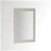 ARHome Specchiera Parete Modern, 90 x 60, Tortora, Specchio Parete Muro, Made in Italy.