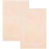 Betz Set di 2 scendibagni misure 50 x 70 cm 100% cotone scendibagno tappeto da bagno Premium qualità 650 g/m² 10 colori sono disponibili (beige)