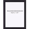 Rahmendesign24 Cornice portafoto Milano 60 x 60 cm, cornice intercambiabile, per foto, poster e puzzle, colore nero opaco