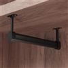 Oracra Asta Appendiabiti 30-80cm Appendiabiti Nero per Armadio, Appendiabiti da Soffitto Salvaspazio, Barra Portaoggetti in Metallo Tagliabile per Armadi, Divisore per Asta Armadio(55cm(21 5/8))