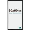 yd. Your Decoration - Fotokader 30 x 60 cm - Zwart Hoogglans Fotokader van Kunststof met Acrylglas - Antireflex - Kader 30 x 60 cm - Annecy