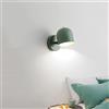 Chao Zan Lampada da Parete Metallo Applique da Parete E27 senza lampadina (Verde)