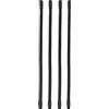 TIKATARER Collo di Cigno, 4 Pezzi Tubo Flessibile per Lampada a Collo di Cigno Supporto per Microfono a di Supporto per Telefono a di Calibro 10 Mm Tubo Flessibile (30 cm)