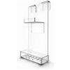 REGPLEX REALIZZIAMO LE TUE IDEE REGPLEX Porta Shampoo da Doccia in Plexiglass - Installazione Facile senza Forare, Adatto per Box Doccia da 6 fino a 40mm - Design Monoblocco, Made in Italy (Spessore Vetro 16-25mm)