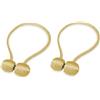 Tex family CALAMITA Ferma Tenda Smart © TIEBACK Fibbia per Tende 2 Pezzi - Oro
