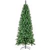 Nataland Albero di Natale Artificiale Verde Slim Modello Iremel Altezza 210 Cm, Abete Super Folto con Effetto Realistico e Rami Con Aghi Anticaduta (210 Cm, Iremel)