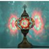 VALVELLO | Lampada A Mosaico | Oceano | Turca Marocchina, Stile Tiffany, Decorativa In Vetro Per Camera Da Letto, Soggiorno, Regalo Per Occasioni Speciali/Persona Speciale