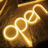 Generic Open Neon Sign - Insegna Luminosa LED Scritte Neon Alimentate,neon per Decorare Party Bar Hotel Shop Cafe Restaurant Sala giochi(luce calda)