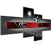 Runa Art Quadro XXL Astratto Figure 200 x 100 cm L'immagine Tela Non Tessuta Decorazione Soggiorno Camera Da Letto 301241a