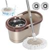 Generic Set E Secchio Rotante | Mop Rotante Automatico Per La Pulizia Della Casa | Per La Pulizia Salva-lavoro Con Strizzatoio Per Soggiorno, Cucina, Balcone, Sala Studio, Passare lo straccio e centrifugarlo