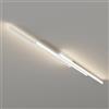 AWEITG Plafoniera a LED minimalista Lineare a semi-incasso Plafoniera a barra Linea moderna Apparecchio di illuminazione for corridoio Lampadari a striscia lunga for ufficio Cucina Officina Guardarob(