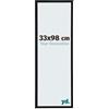 yd. Your Decoration - Cornice Puzzle 33x98 - Nero Lucente - Cornice Puzzle 500-1000 pezzi - Plastica Cornice portafoto - Annecy