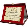 Generico Targa Regalo Anniversario Matrimonio | Cofanetto con Pergamena | congratulazioni per Anniversario di Nozze